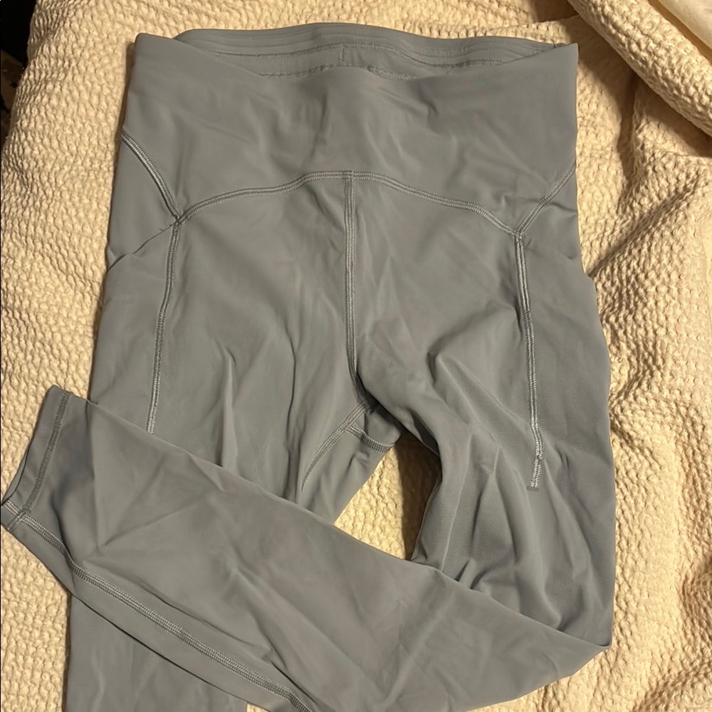 Lululemon Athletica Gray High-Waisted Leggings